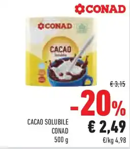 Conad Cacao solubile CONAD offerta