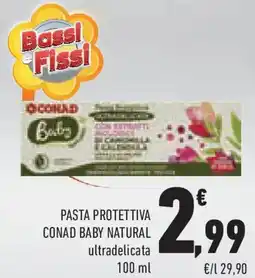 Conad Pasta protettiva CONAD BABY NATURAL offerta