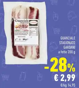 Conad Guanciale stagionato GARDANI offerta