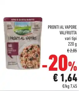 Conad Pronti al vapore VALFRUTTA offerta