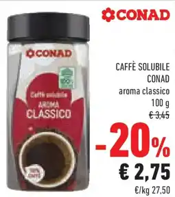 Conad Caffè solubile CONAD offerta