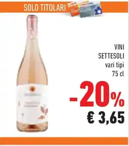 Conad Vini SETTESOLI offerta