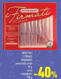 Conad Affettati i firmati ROVAGNATI offerta