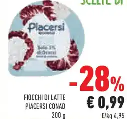 Conad Fiocchi di latte PIACERSI CONAD offerta