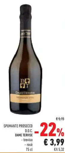 Conad Spumante prosecco d.o.c. DAME TERVISE offerta
