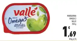Conad Margarina omega 3 VALLÈ offerta