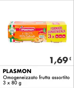 Iper Tosano PLASMON Omogeneizzato frutta assortito offerta