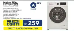 Esselunga Lavatrice DAYA DSW81225M15A2 offerta