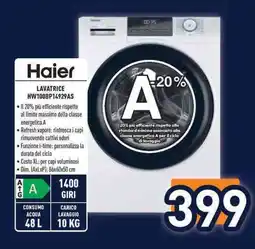 Unieuro Haier LAVATRICE HW100BP14929AS offerta