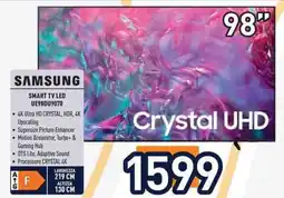 Unieuro SAMSUNG SMART TV LED UE98DU9070 offerta