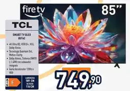 Unieuro TCL SMART TV QLED 85T6C offerta