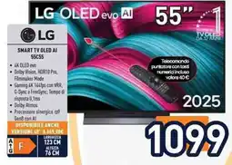 Unieuro LG SMART TV OLED AI 55C55 offerta