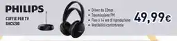 Unieuro PHILIPS CUFFIE PER TV SHC5200 offerta