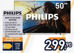 Unieuro PHILIPS SMART TV LED 4K UHD 50PUS7000 offerta