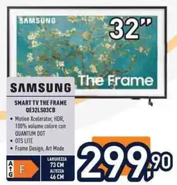 Unieuro SAMSUNG SMART TV THE FRAME QE32LS03CB offerta