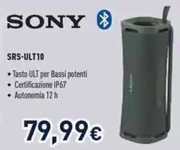 Unieuro SONY SRS-ULT10 offerta
