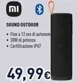 Unieuro Xiaomi sound outdoor offerta