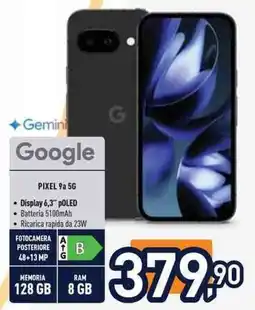 Unieuro Google PIXEL 9a 56 offerta