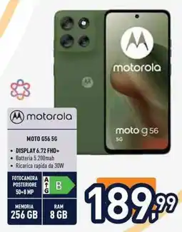 Unieuro motorola MOTO G56 5G offerta