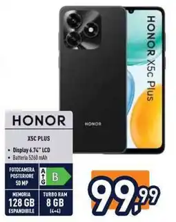 Unieuro HONOR X5C PLUS offerta