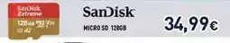 Unieuro Sandisk micro SD 128GB offerta