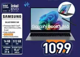 Unieuro SAMSUNG GALAXY BOOK 5 360 offerta