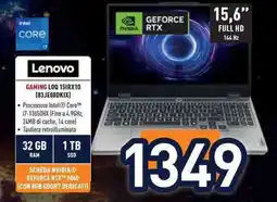 Unieuro Lenovo GAMING LOQ 15IRX10 (83JE0ODKIX) offerta
