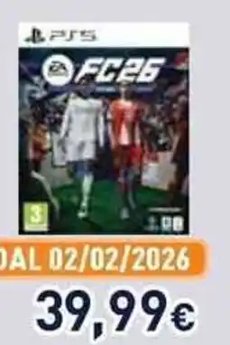 Unieuro PS5 FC26 offerta