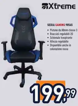 Unieuro Xtreme SEDIA GAMING 90565 offerta