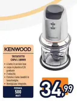 Unieuro KENWOOD TRITATUTTO CHP61.100WH offerta