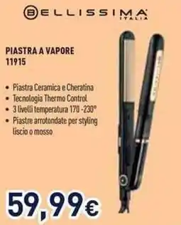 Unieuro BELLISSIMA PIASTRA A VAPORE 11915 offerta