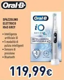 Unieuro Oral B SPAZZOLINO ELETTRICO 106S GREY offerta