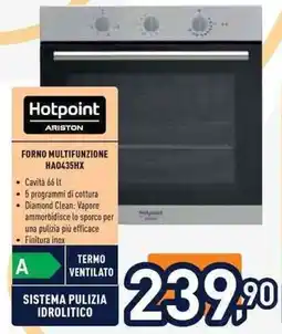 Unieuro Hotpoint ARISTON FORNO MULTIFUNZIONE HA0435HX offerta