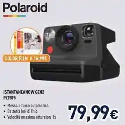 Unieuro Polaroid ISTANTANEA NOW GEN2 PZ9095 offerta