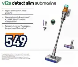 Unieuro dyson v12s detect slim submarine offerta