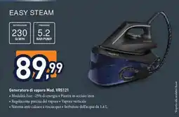 Unieuro Rowenta easy steam Generatore di vapore Mod. VR5121 offerta
