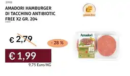Prezzemolo e Vitale Amadori hamburger di tacchino antibiotic free offerta