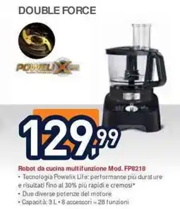 Unieuro Moulinex double force Robot da cucina multifunzione Mod. FP8218 offerta