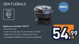 Unieuro Rowenta gentlebald Rasoio per testa Mod. TN3110 offerta