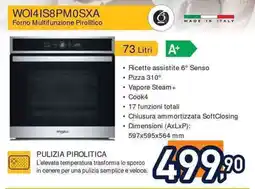 Unieuro Whirlpool WO141S8PMOSXA Forno Multifunzione Pirolitico offerta