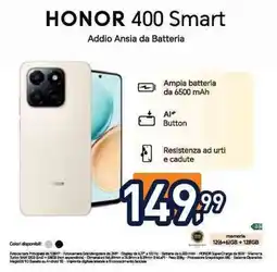 Unieuro HONOR 400 Smart offerta