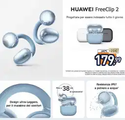 Unieuro HUAWEI FreeClip 2 offerta