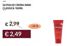 Prezzemolo e Vitale Glysolid crema mani classica offerta