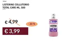Prezzemolo e Vitale Listerine collutorio total care offerta