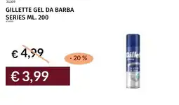 Prezzemolo e Vitale Gillette gel da barba series offerta
