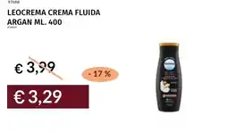 Prezzemolo e Vitale Leocrema crema fluida argan offerta