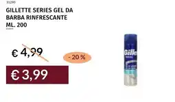 Prezzemolo e Vitale Gillette series gel da barba rinfrescante offerta