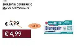 Prezzemolo e Vitale Biorepair dentifricio scudo attivo offerta