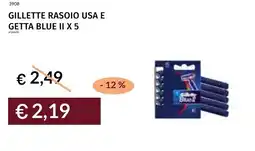Prezzemolo e Vitale Gillette rasoio usa e getta blue II x 5 offerta