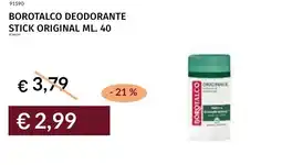 Prezzemolo e Vitale Borotalco deodorante stick original offerta